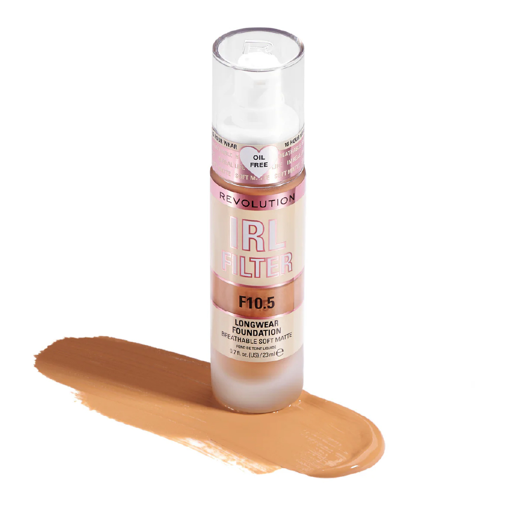 Makeup Revolution, IRL Filter Longwear Foundation, F10.5