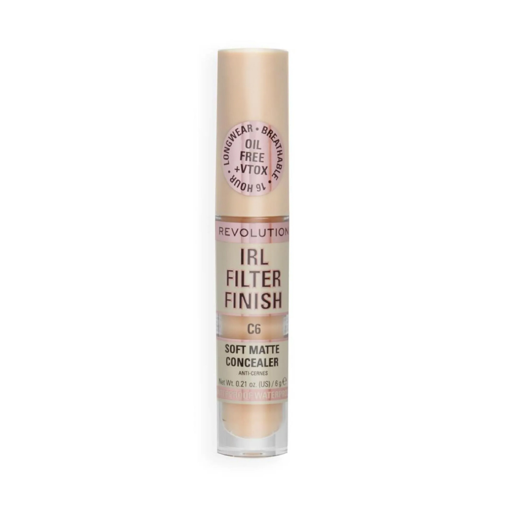 Makeup Revolution, IRL Filter Finish Concealer, C6