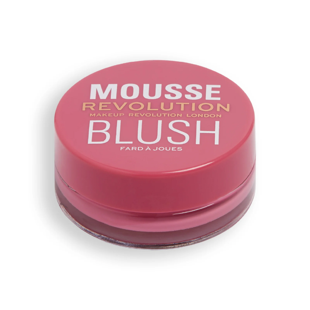 Makeup Revolution, Mousse Blusher, Soft mousse blush for fresh blossom rose pink cheeks