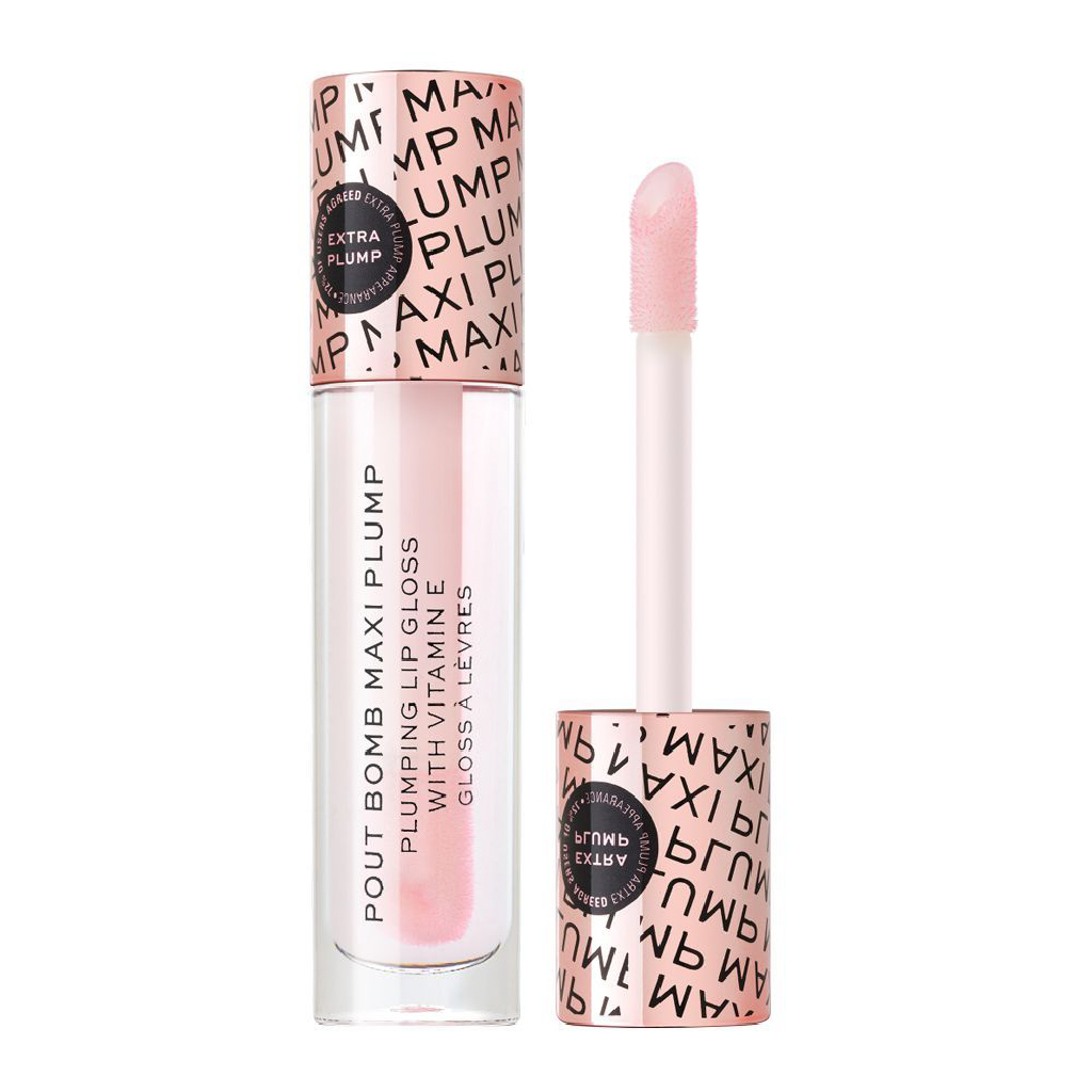 Makeup Revolution, Pout Bomb Maxi Plump Lip Gloss, High shine lip plumper with intense hydration