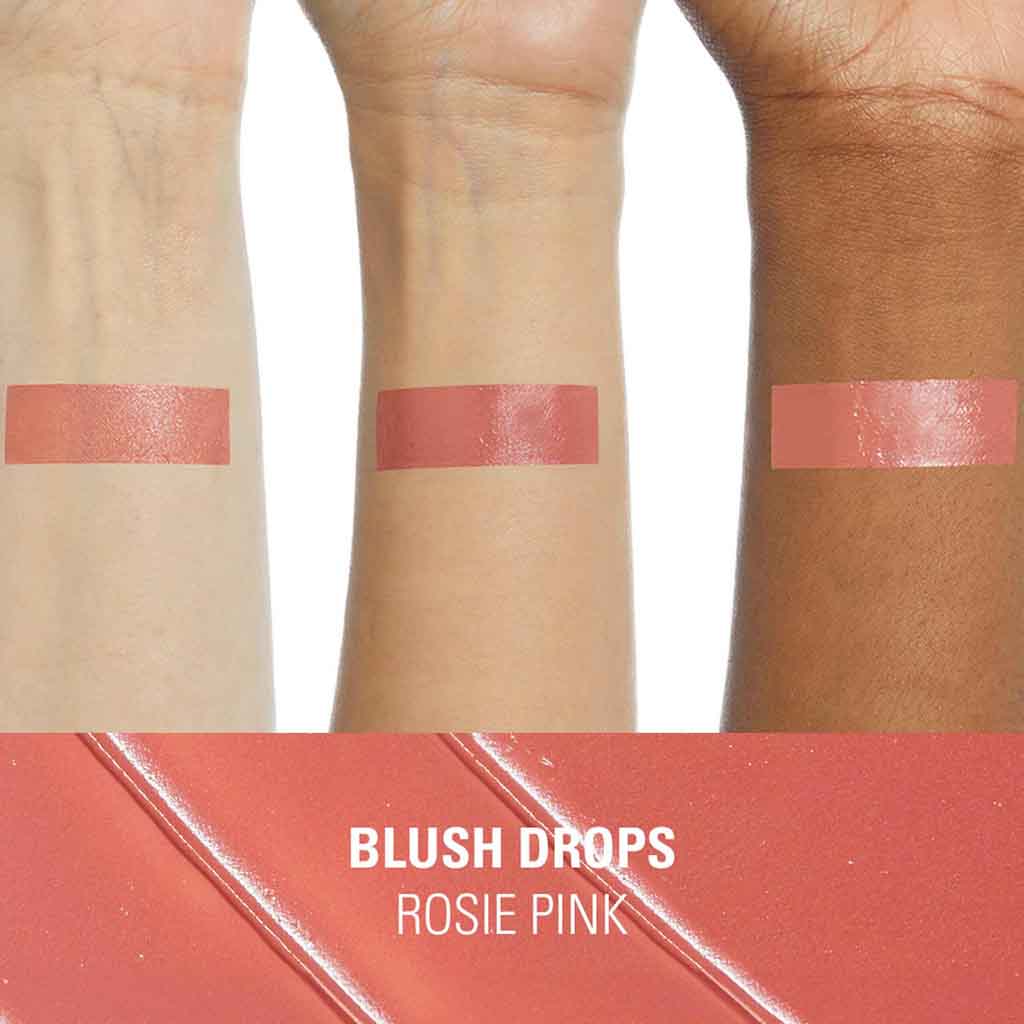 Makeup Revolution, Bright Light Blush Drops Pink Rosie, Liquid blush for radiant cheek color
