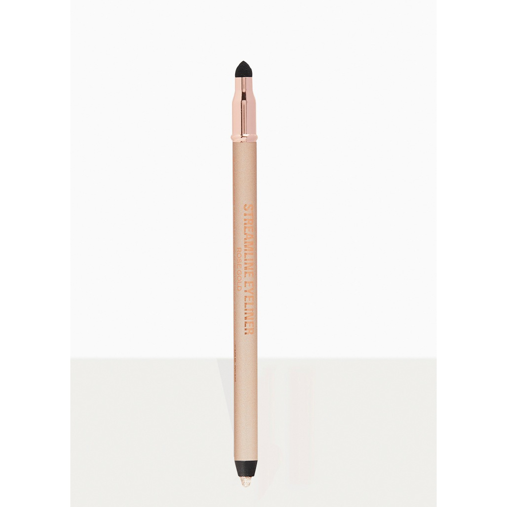 Makeup Revolution, Streamline waterline eyeliner pencil rose gold, Waterproof metallic eyeliner for eye definition