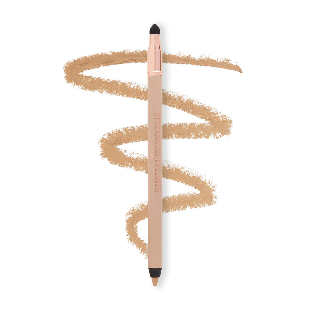 Makeup Revolution, Streamline waterline eyeliner pencil rose gold, Waterproof metallic eyeliner for eye definition