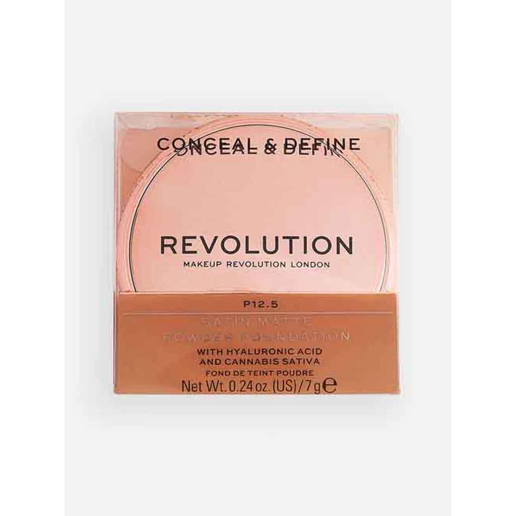 Makeup Revolution, Conceal & Define Powder Foundation, P12.5