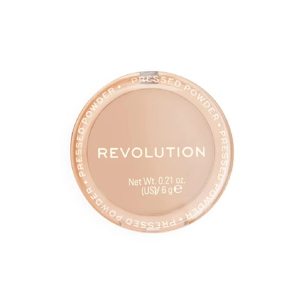Makeup Revolution, Reloaded Pressed Powder, Matte finish pressed powder in beige shade