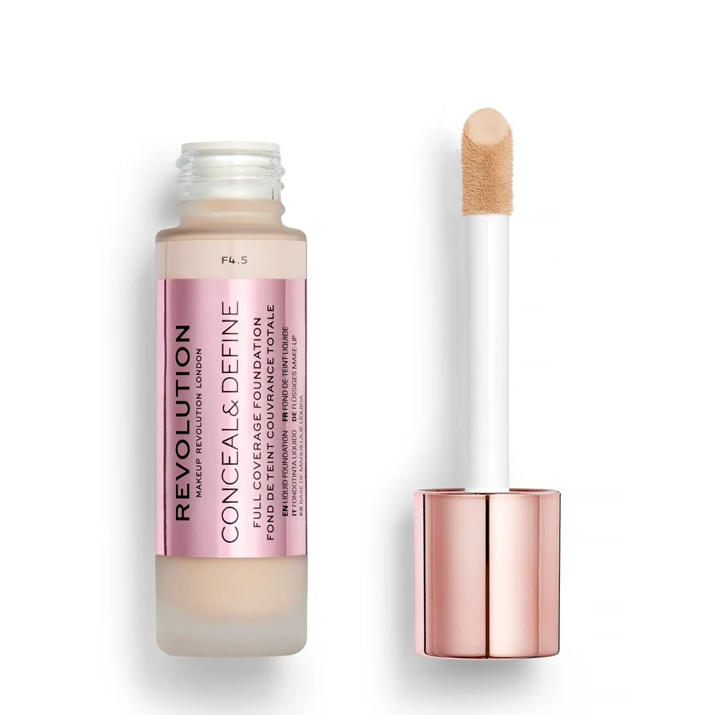 Makeup Revolution, Conceal & Define Foundation, F4