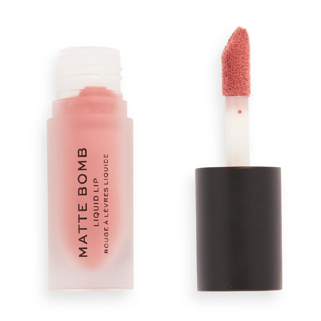 Makeup Revolution, Matte Bomb Liquid Lipstick, Pink Bunny
