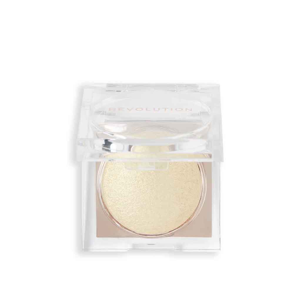 Makeup Revolution, Beam Bright Highlighter, Radiant golden powder highlighter