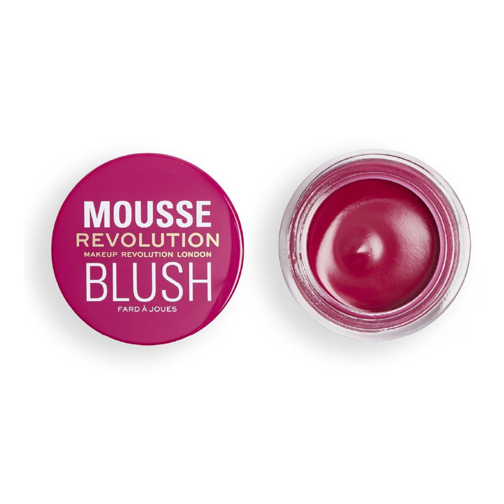 Makeup Revolution, Mousse Blusher Passion Deep Pink, Lightweight mousse blush for natural flush