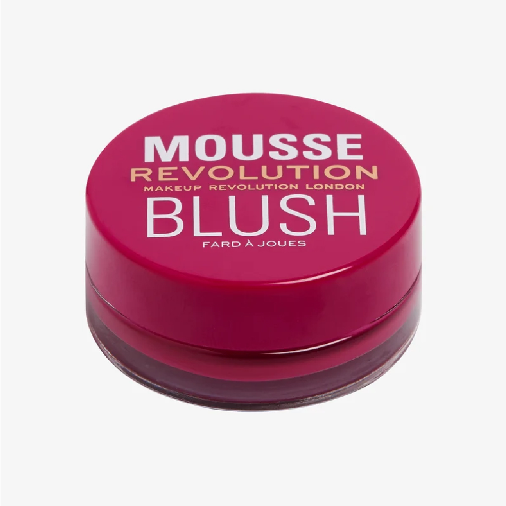 Makeup Revolution, Mousse Blusher Passion Deep Pink, Lightweight mousse blush for natural flush