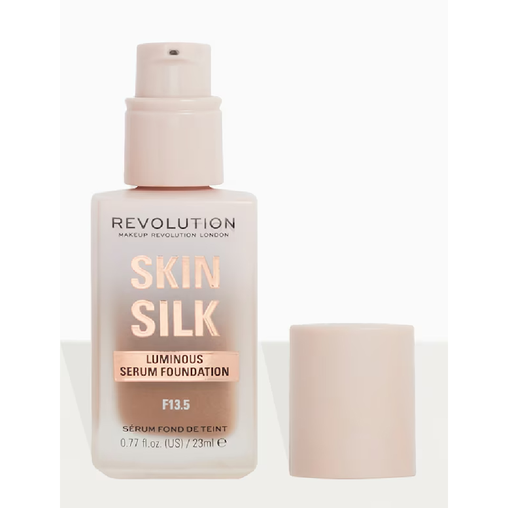 Makeup Revolution, Skin Silk Serum Foundation F13.5, Lightweight serum foundation with natural finish
