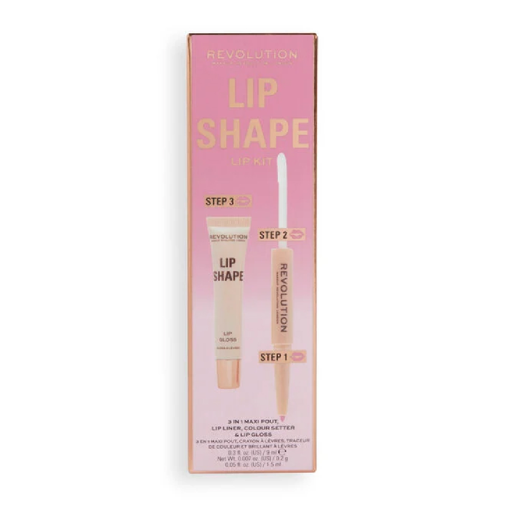 Makeup Revolution, Lip Lift Kit, Pink Nude
