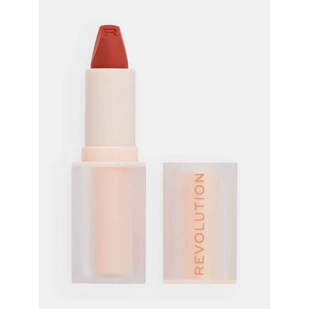 Makeup Revolution, Lasting Kiss Lipstick Rebel Rust, Long-lasting matte lipstick with rich color