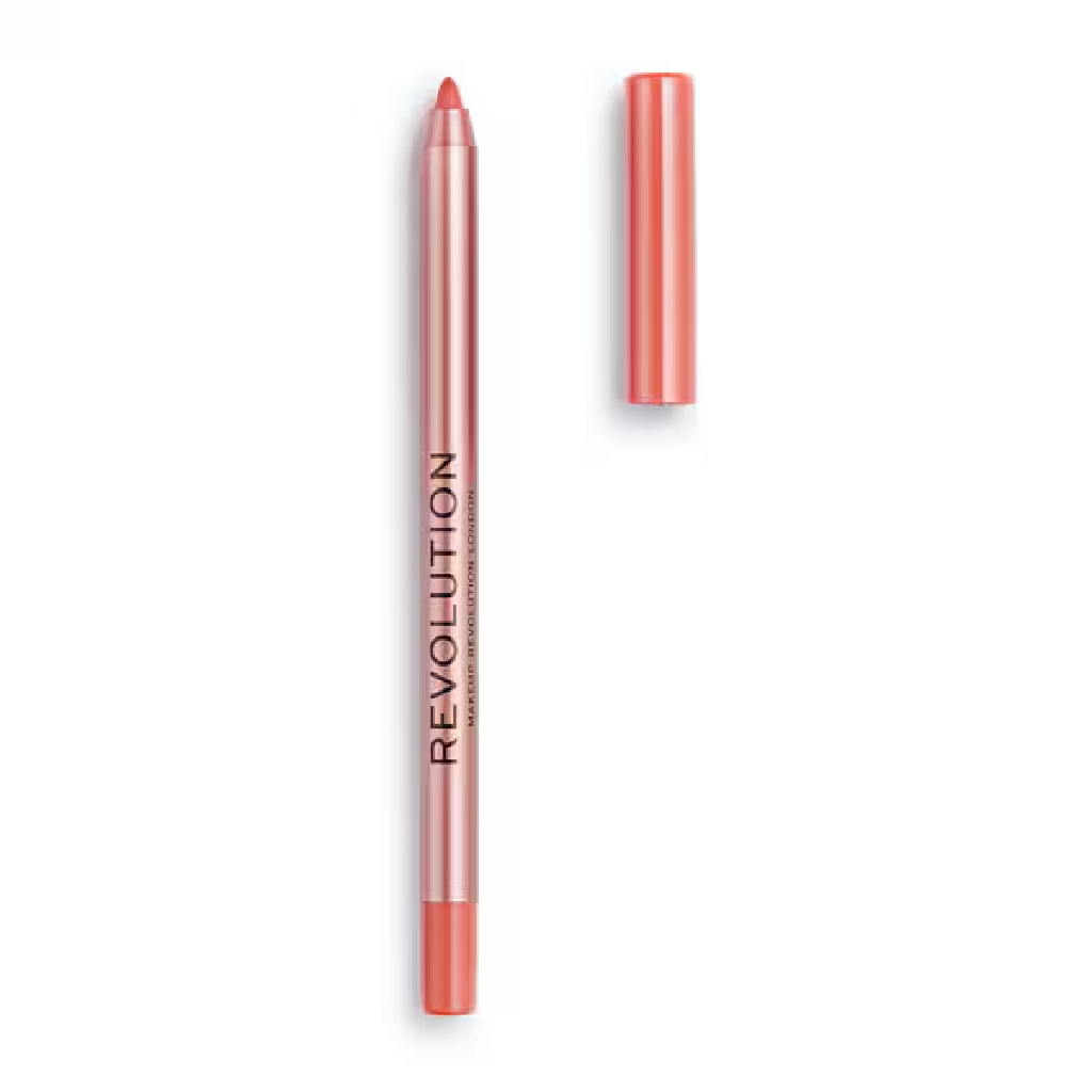 Makeup Revolution, Satin Kiss Lipliner Heart Race, Smooth lipliner for precise lip definition