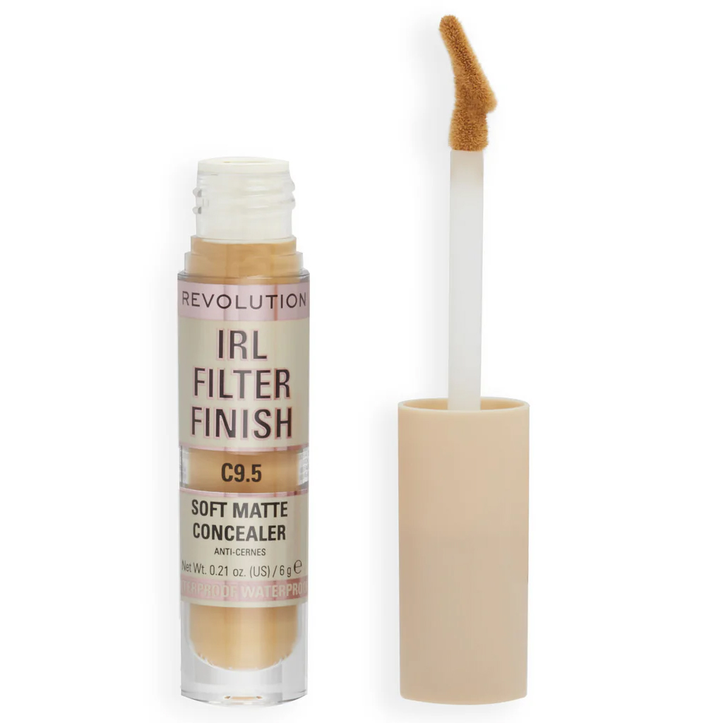 Makeup Revolution, IRL Filter Finish Concealer C9.5, Full coverage concealer for flawless skin