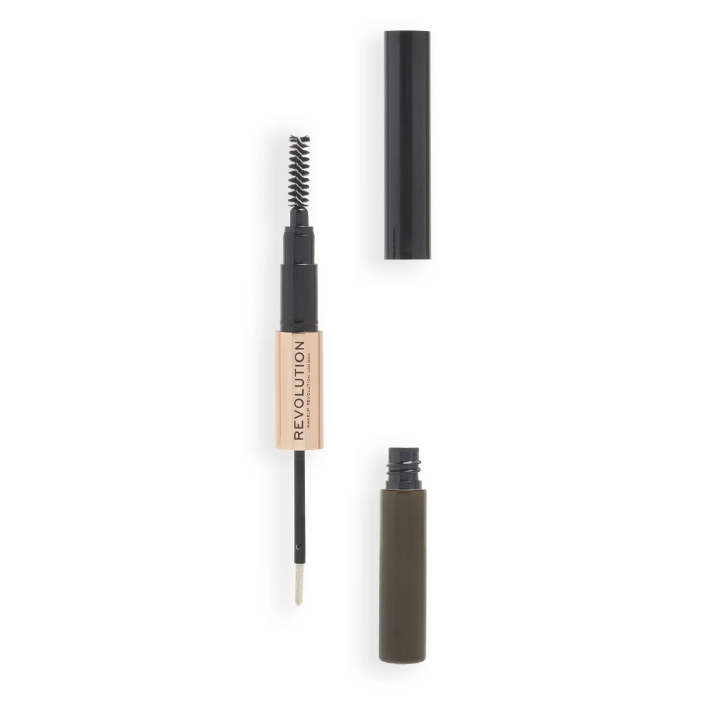 Makeup Revolution, Colour Adapt Brow Tint, Long-lasting brow tint for natural dark brown color