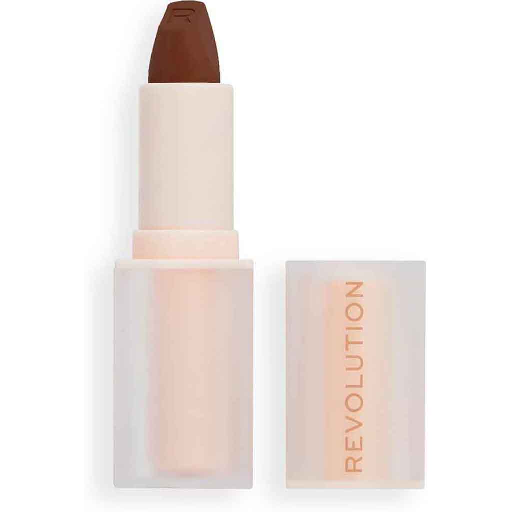 Makeup Revolution, Lasting Kiss Lipstick, Long-lasting creamy lipstick in Stiletto Brown