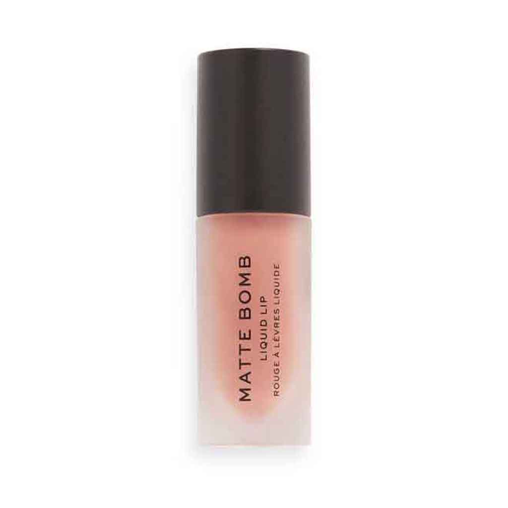 Makeup Revolution, Matte Bomb Liquid Lipstick, Intense matte liquid lip colour, delicate brown