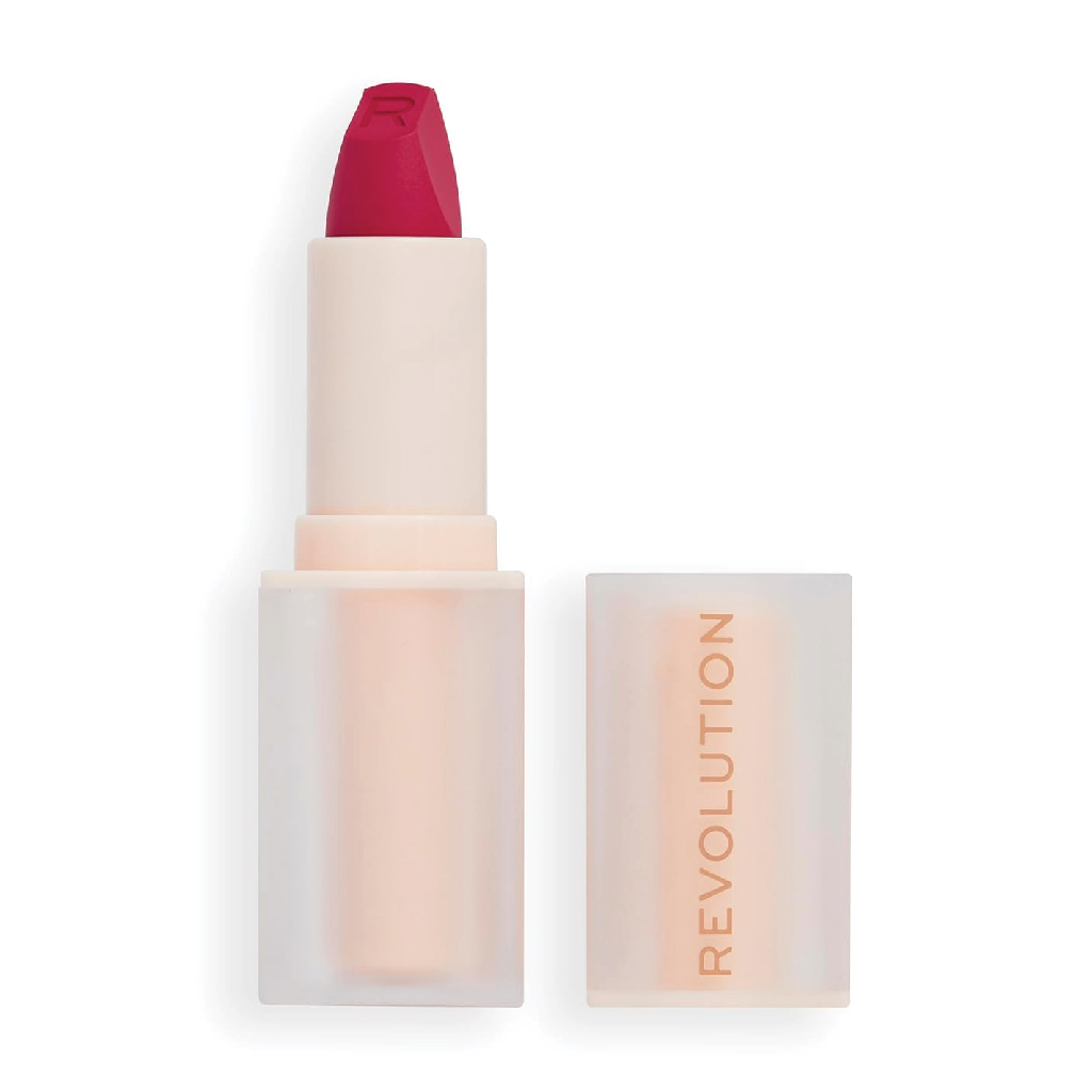 Makeup Revolution, Lasting Kiss Lipstick, Long-lasting creamy lipstick in Material Girl Wine