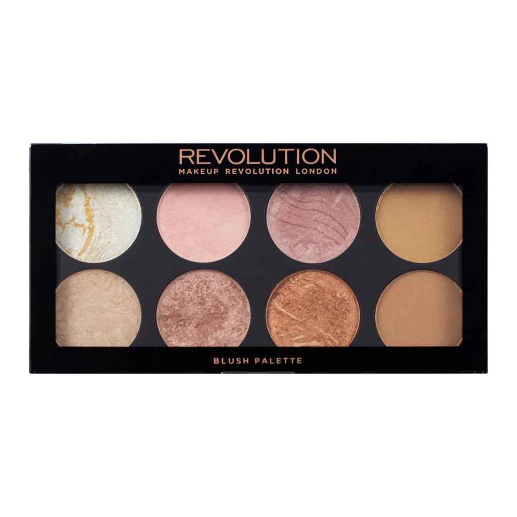 Makeup Revolution, Ultra Blush Palette, Golden Sugar