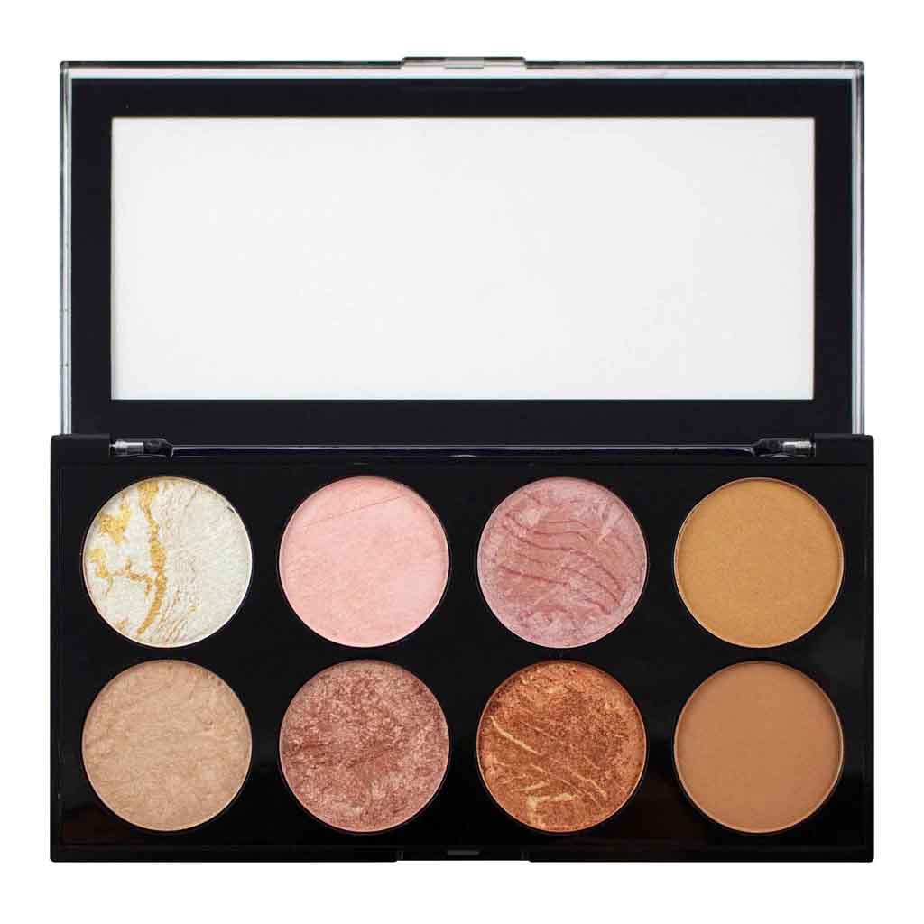 Makeup Revolution, Ultra Blush Palette, Golden Sugar