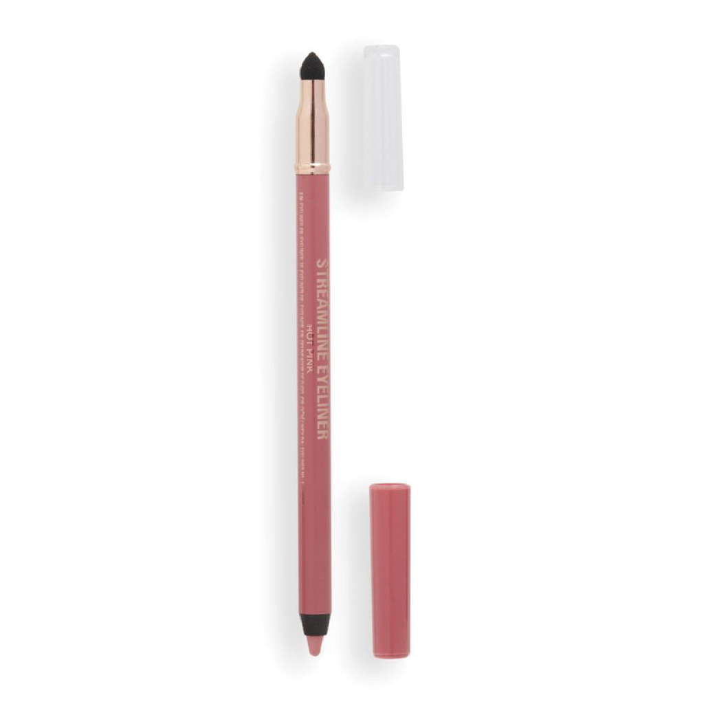 Makeup Revolution, Streamline Waterline Eyeliner Pencil Hot Pink, Waterproof bright pink eye liner pencil