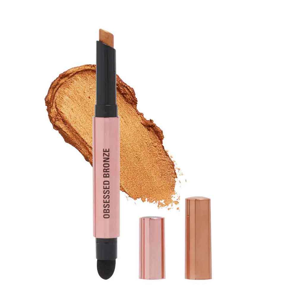 Makeup Revolution, Lustre Wand Shadow Stick, Obsessed Bronze