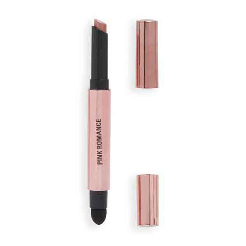 Makeup Revolution, Lustre Wand Shadow Stick, Creamy pink shimmer eyeshadow for easy application, Shade Pink Romance