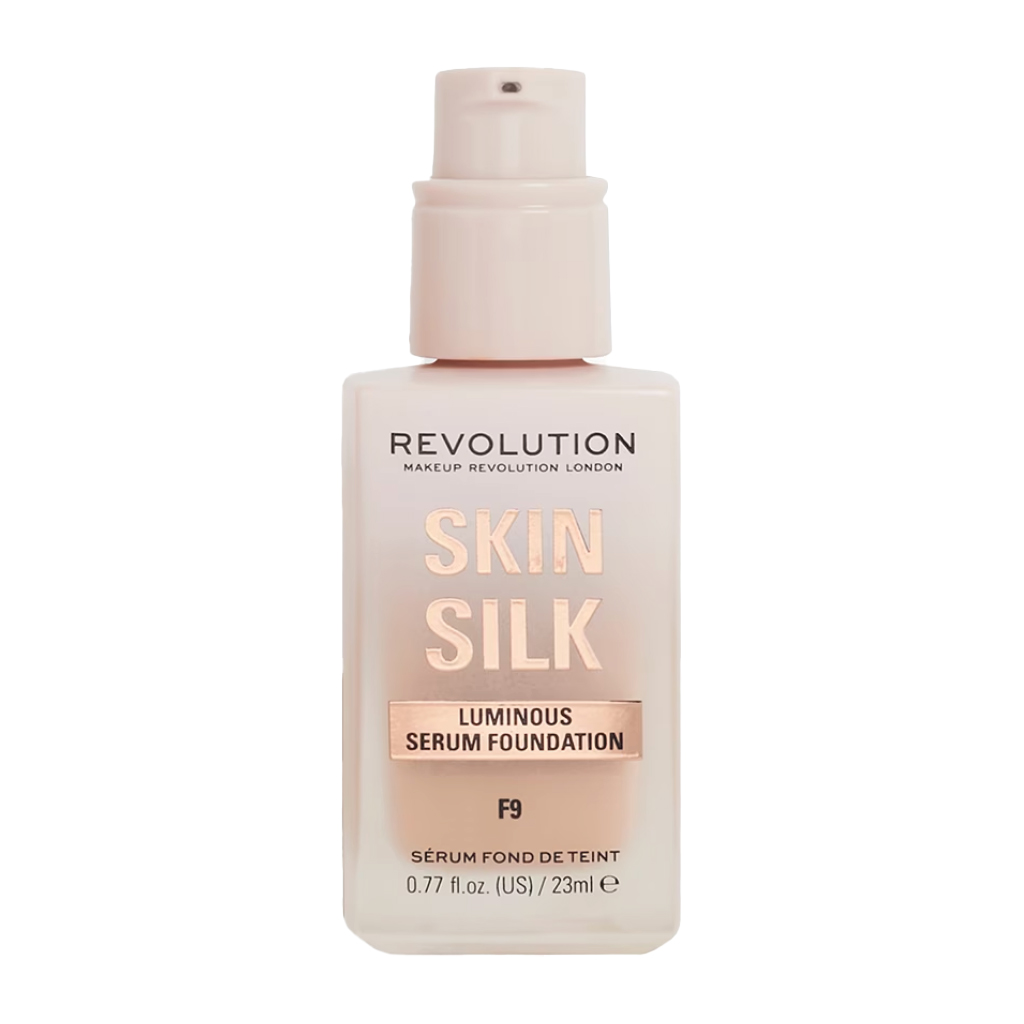 Makeup Revolution, Skin Silk Serum Foundation, Lightweight serum foundation for smooth, radiant skin, Shade F9