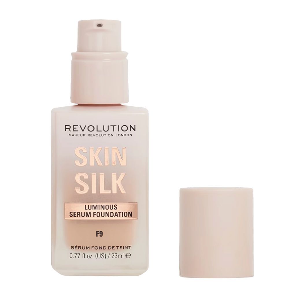 Makeup Revolution, Skin Silk Serum Foundation, Lightweight serum foundation for smooth, radiant skin, Shade F9