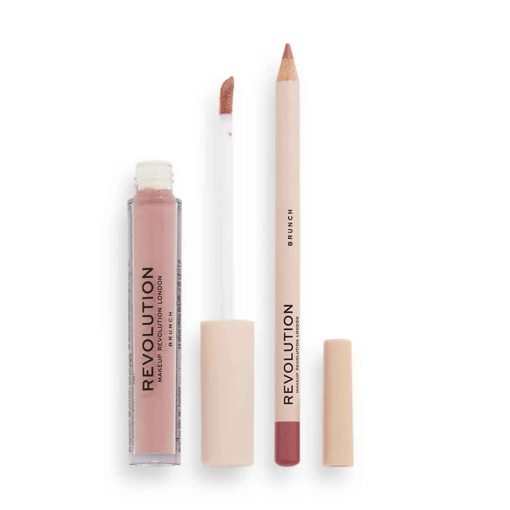 Makeup Revolution, Lip Contour Kit, Brunch