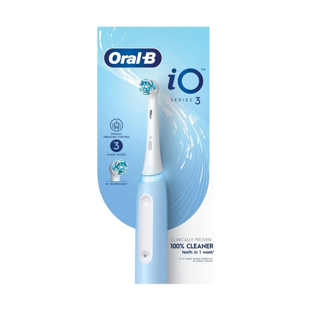 Oral B, IO G3.1A6.0.AP IB HBOX PTHBR 33130, Advanced electric toothbrush with multiple cleaning modes