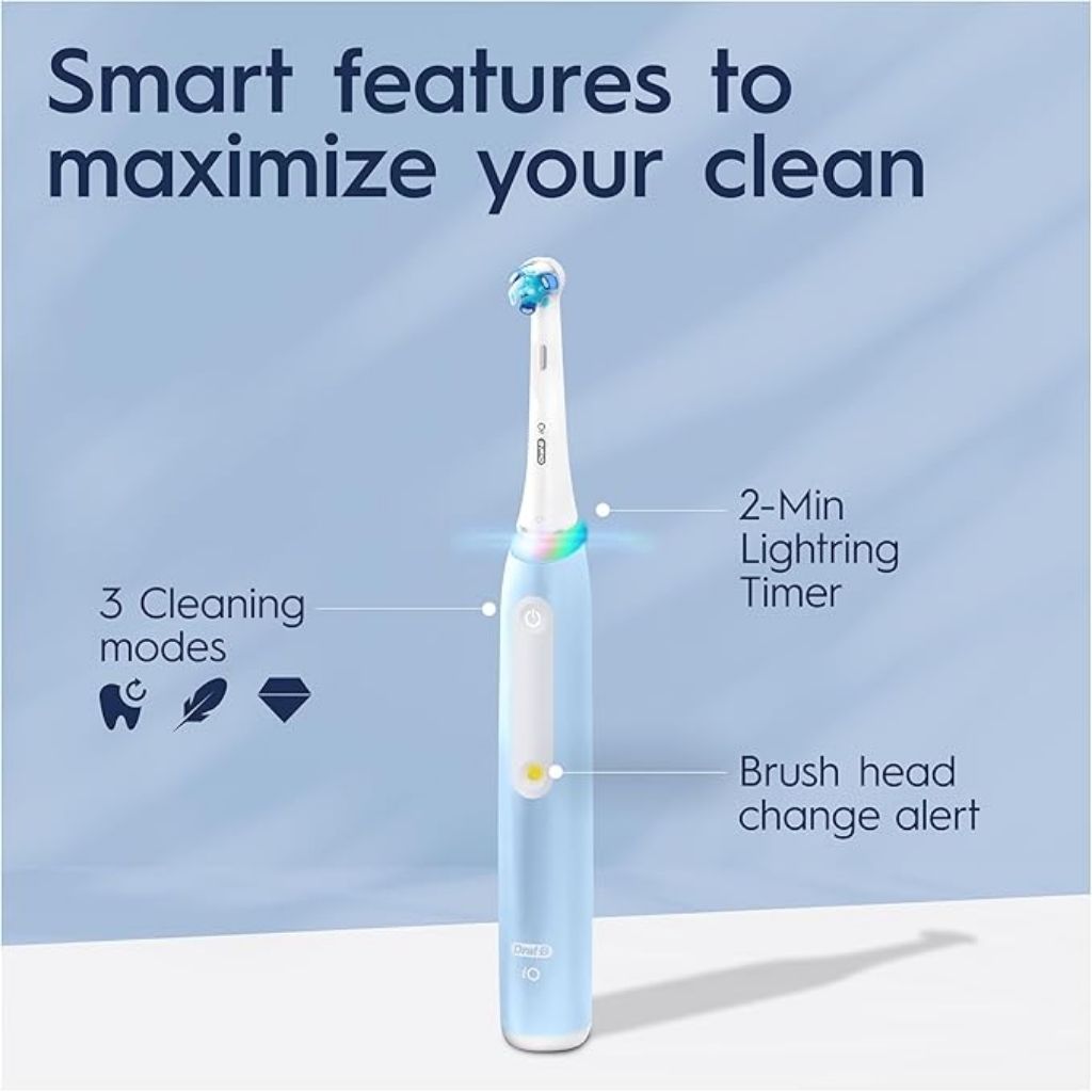 Oral B, IO G3.1A6.0.AP IB HBOX PTHBR 33130, Advanced electric toothbrush with multiple cleaning modes