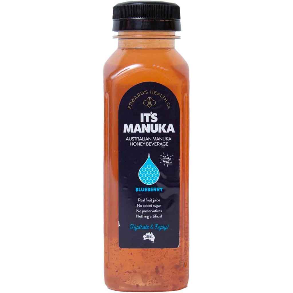 It'S, Manuka Honey Water Blueberry, Antioxidant-rich flavored honey water drink, 350ml
