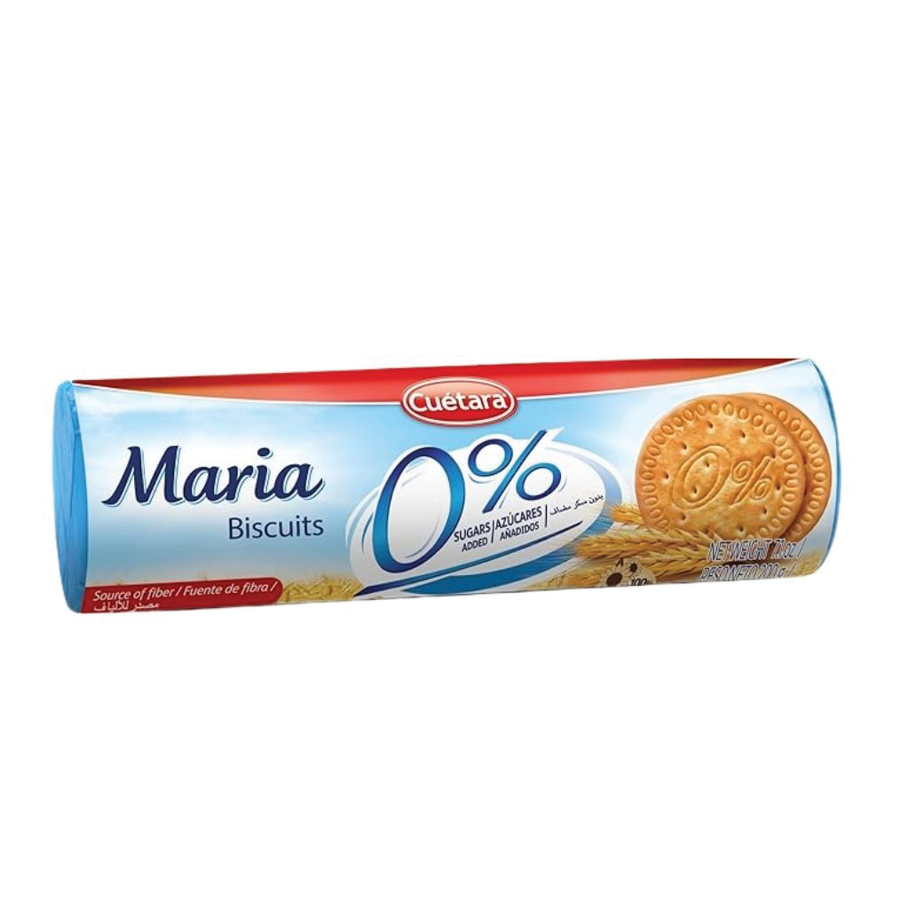 Cuetara, Digestive Biscuits Light Maria 0%, Light digestive biscuits for healthy digestion, 200 g