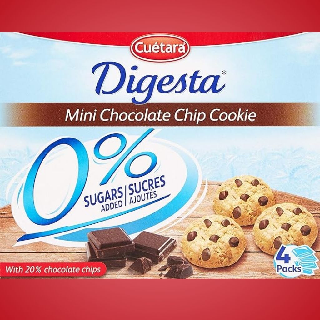 Cuetara, Digesta Light Mini Cookies 0%, Low-fat mini cookies for light snacking, 120 g