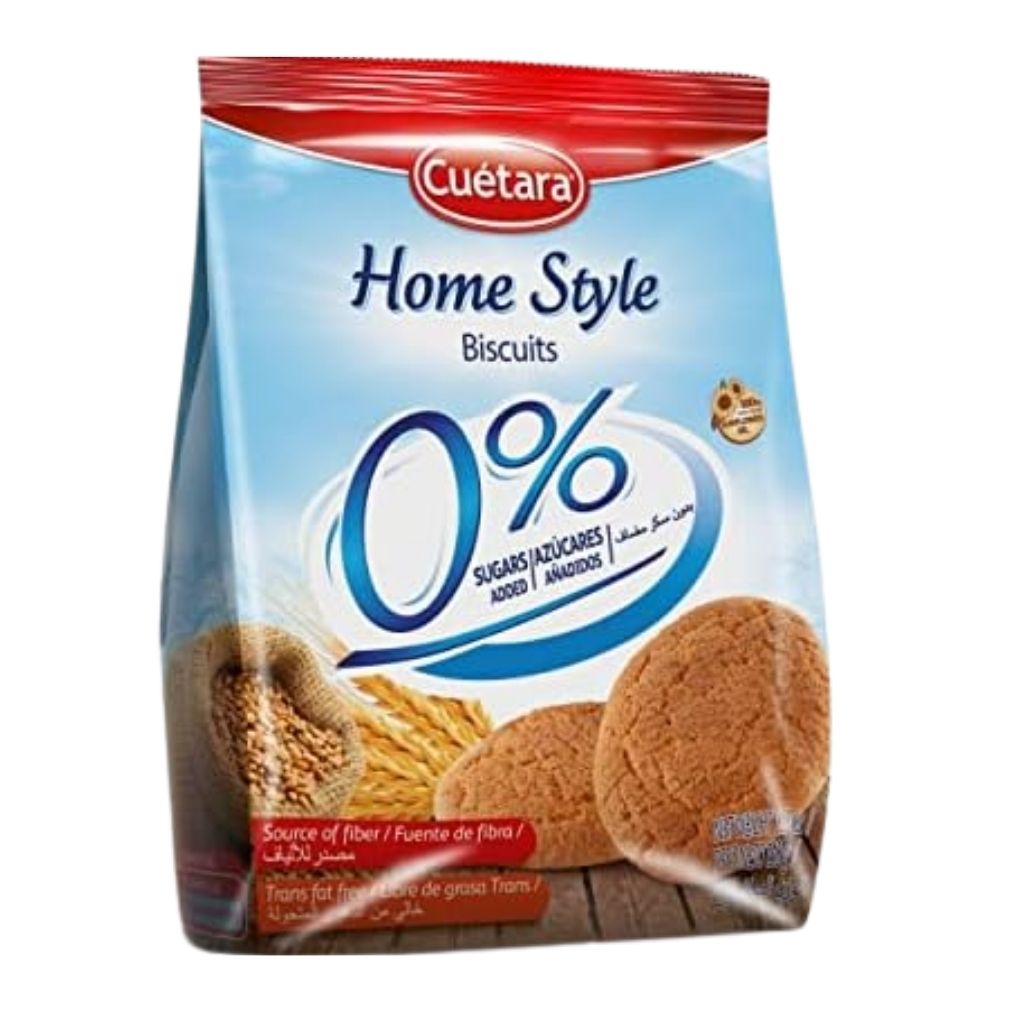 Cuetara, Home Style Biscuits 0%, Low-fat traditional biscuits for light snacking, 150 g