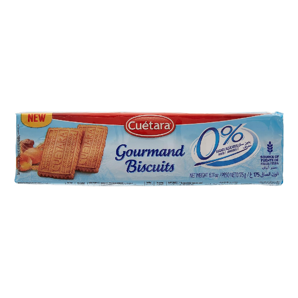 CUETARA GOURMAND BISCUITS 0% 175G