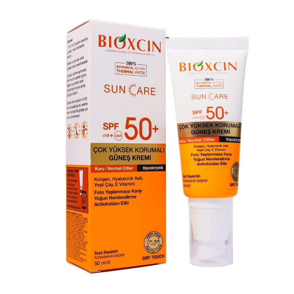 Bioxcin, Sun Protection SPF 50 Tinted, Tinted sunscreen for normal/dry skin, 50 ml