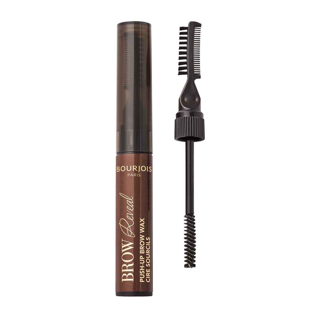 Bourjois, Brow Wax Effect Lamination, Medium brown brow gel for laminated natural look