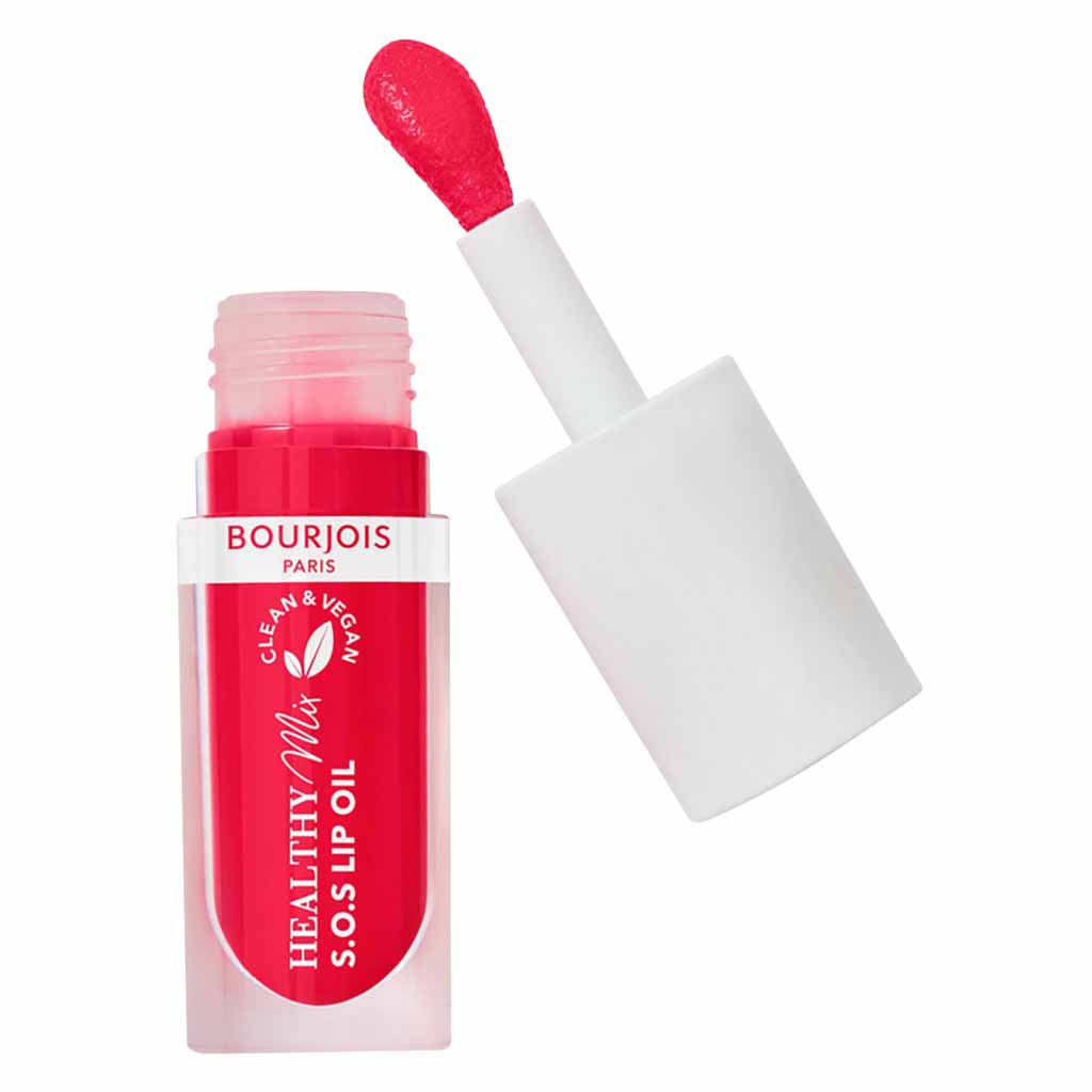 Bourjois, Healthy Mix Lip Oil Strawberry Bisous, Nourishing lip oil with strawberry scent