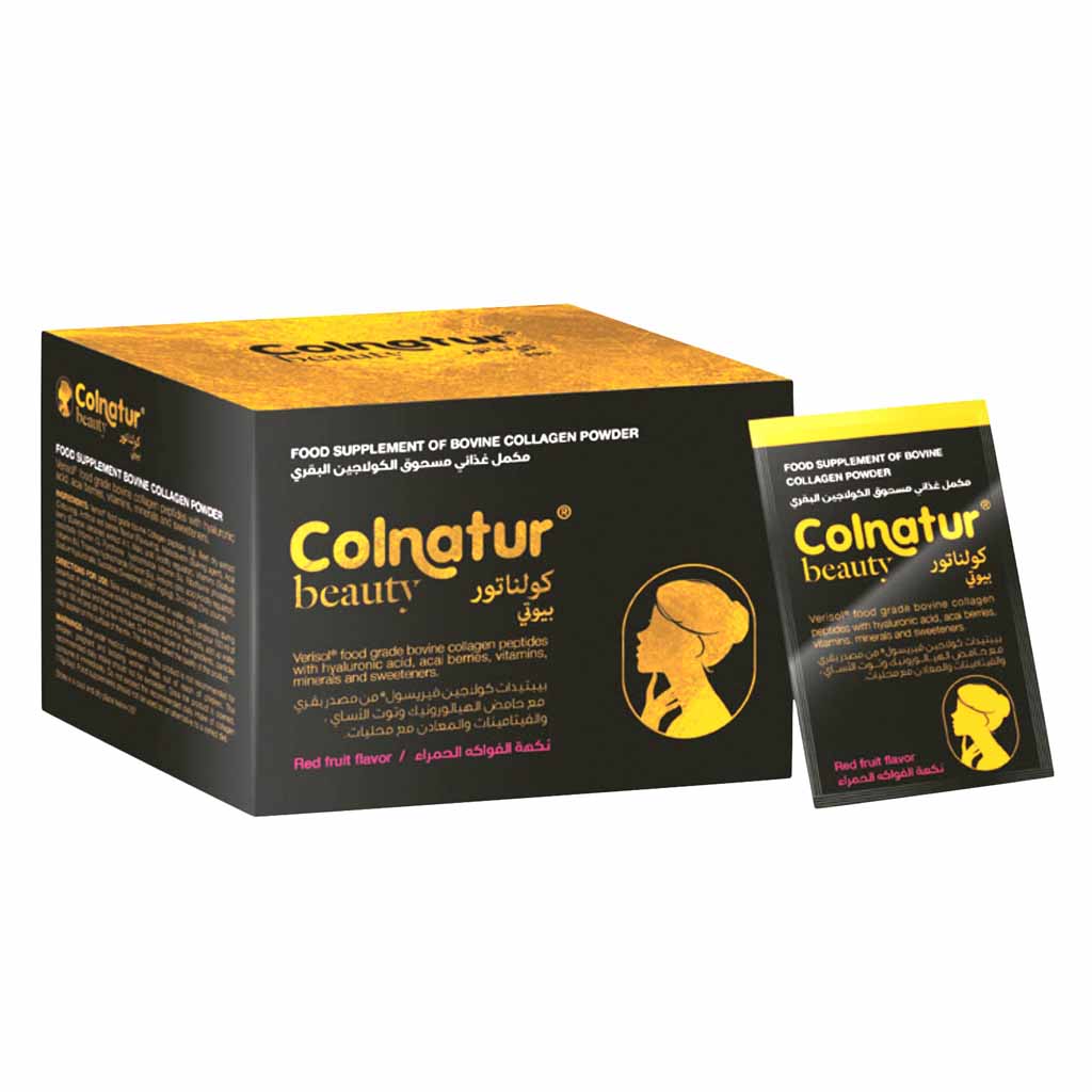 Colnatur, Beauty Powder Bovine Collagen, Collagen supplement for skin elasticity and hydration, 7.5g