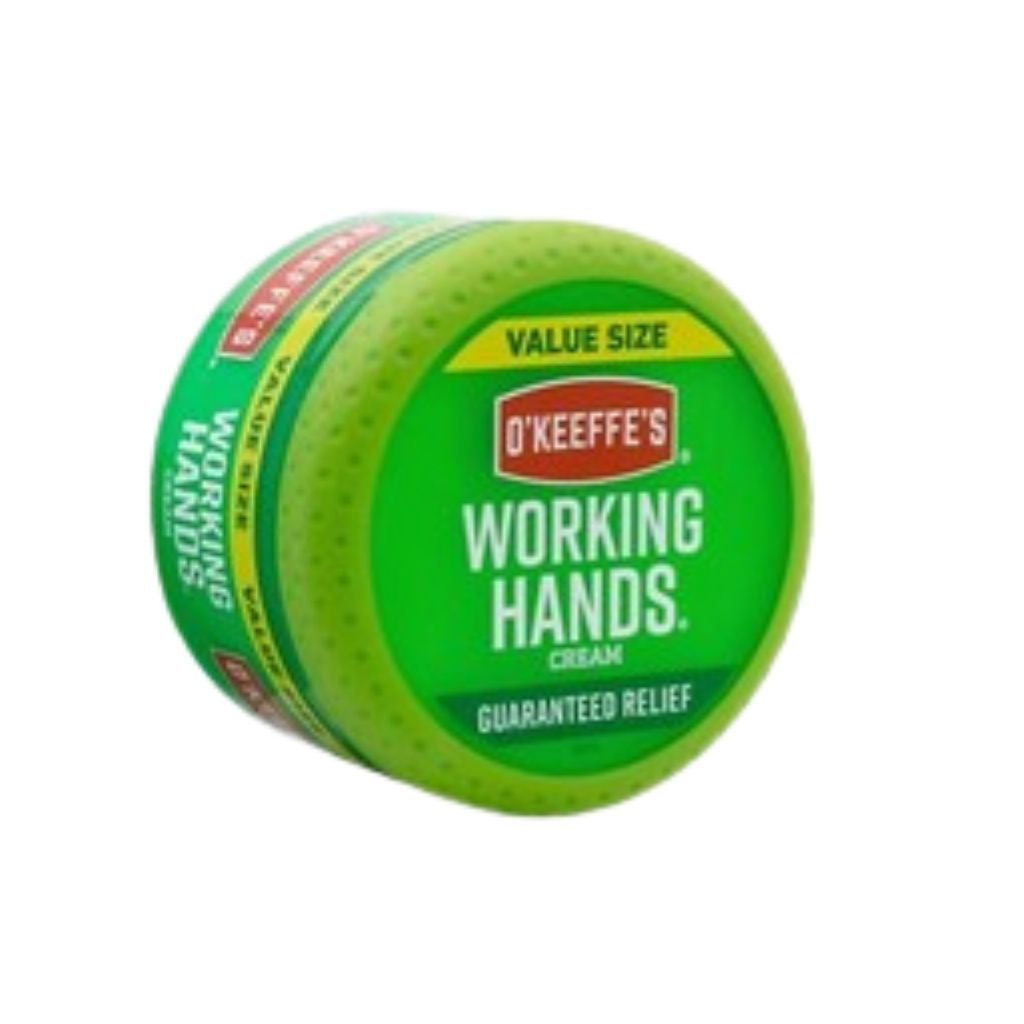 O’Keeffe’s, Working Hands Value Jar, Intensive moisturizing hand cream for dry cracked skin, 6.8oz