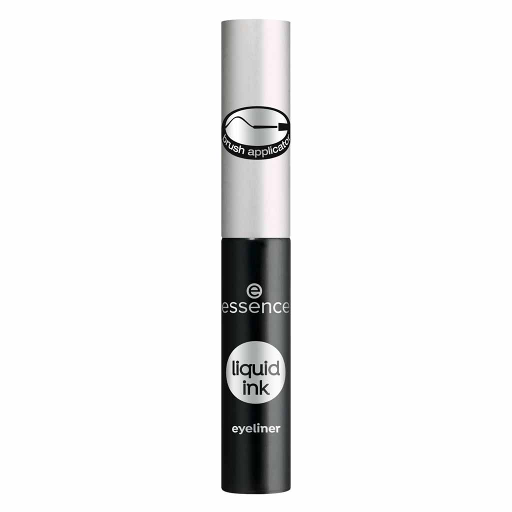 Essence, Liquid Ink Eyeliner, Precision liquid eyeliner for defined eyes, shade 01