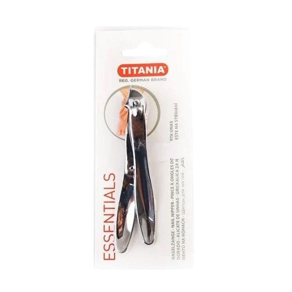 Titania Nail Clipper Bent, Chromium Steel Curved Clipper