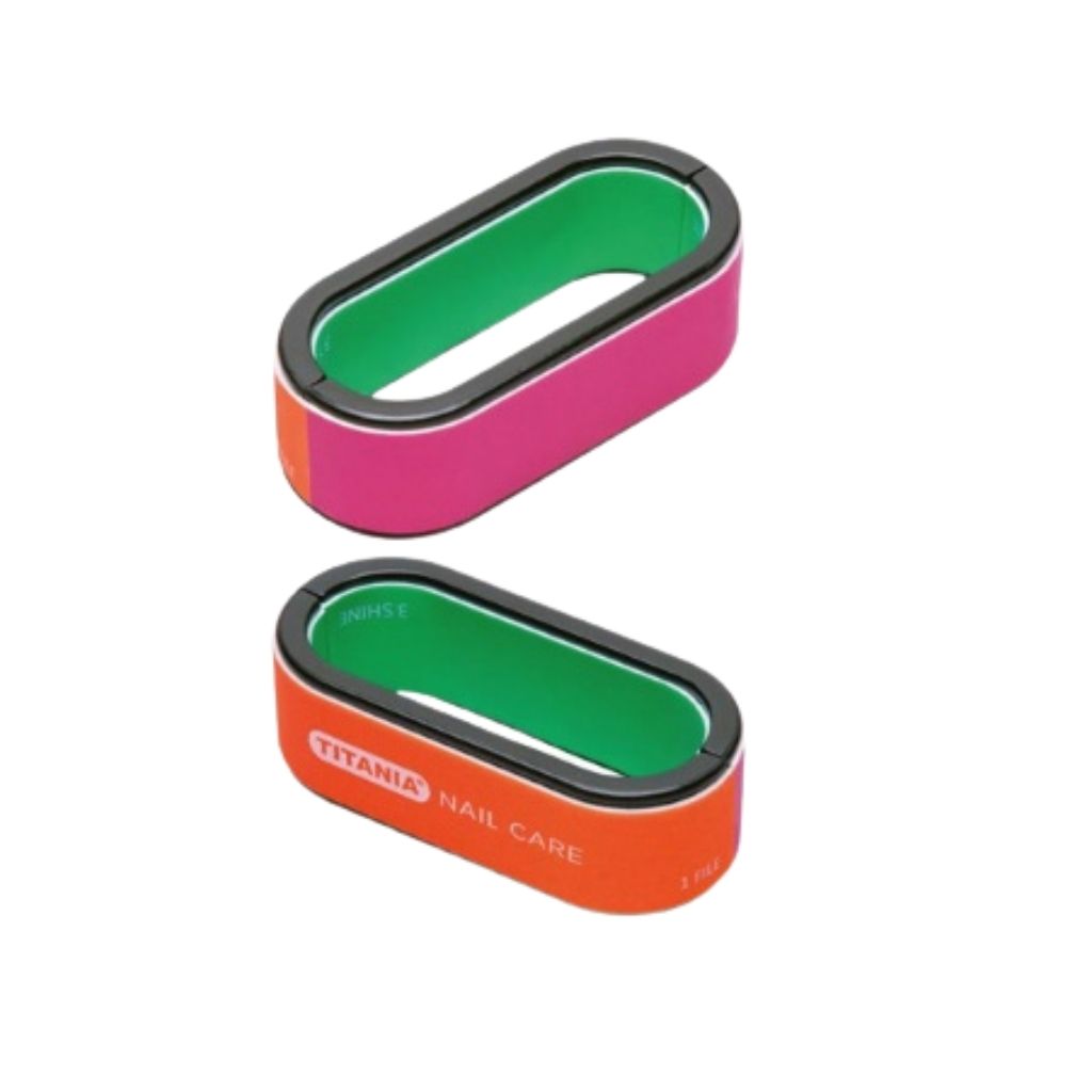 Titania, Nail buffer 3 surfaces, Multi-surface buffer for smooth nail finish