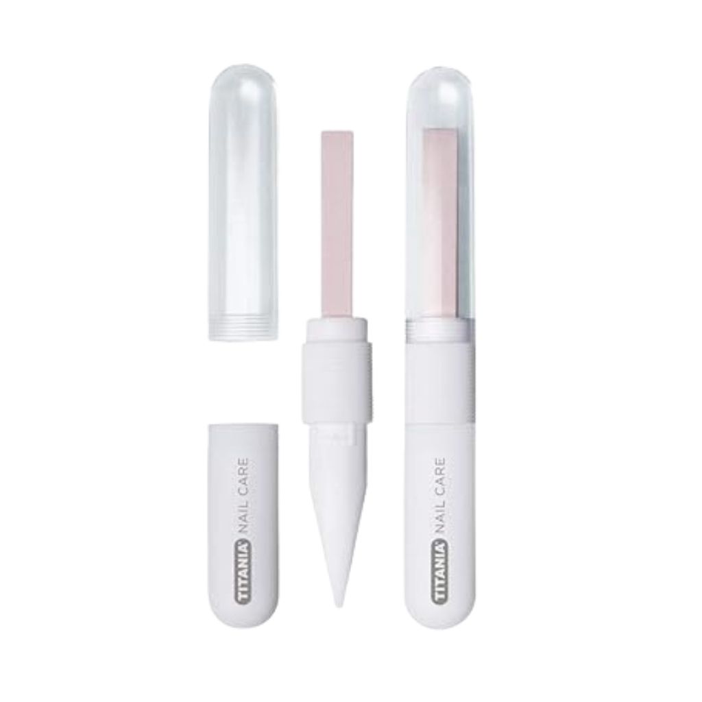 Titania, Ceramic Nail File Double Sided, Durable double-sided ceramic nail file
