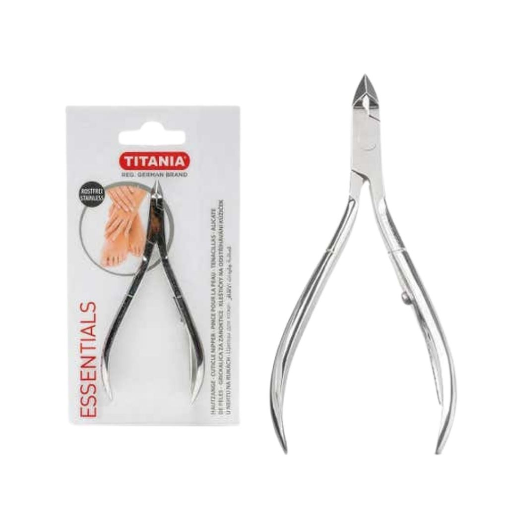 Titania, Cuticle Nipper 1059 STB, Sharp stainless tool for neat nail care