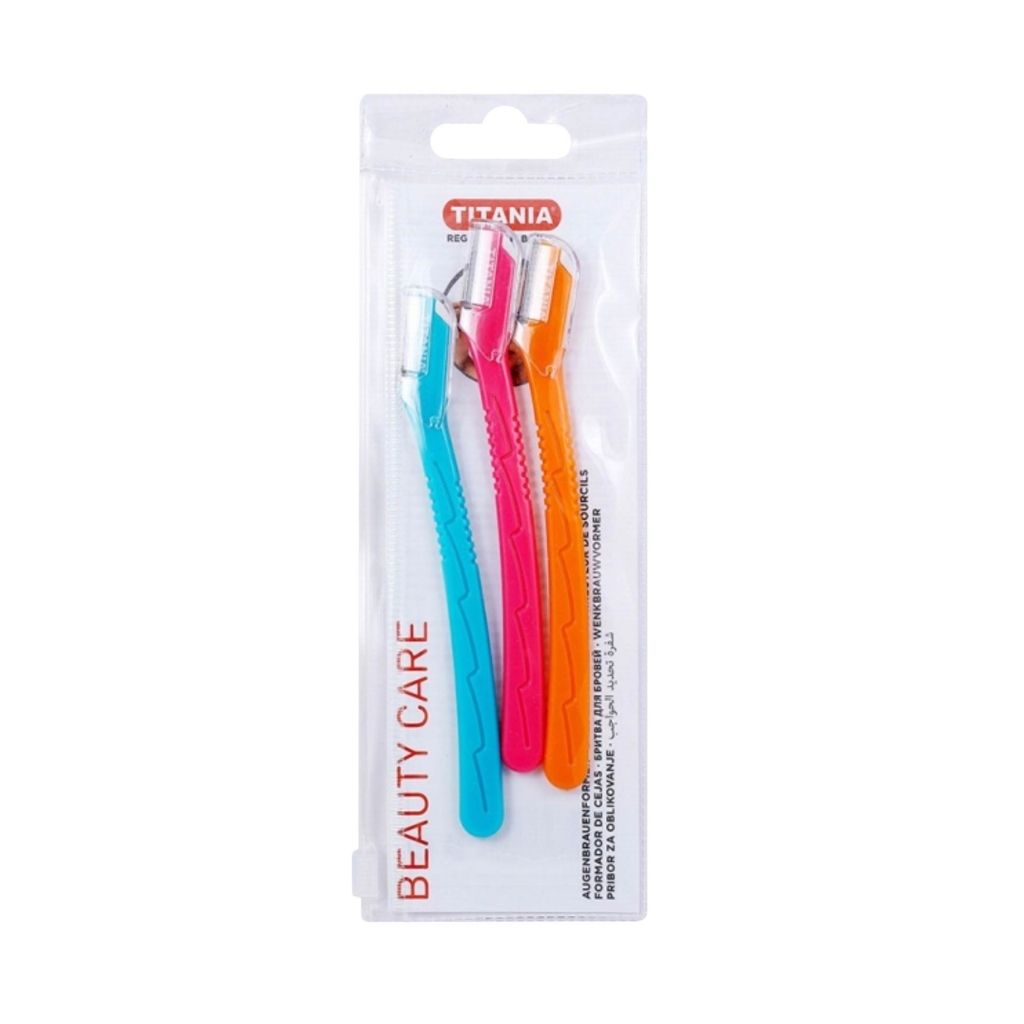 Titania, Eyebrow former, Dual-sided tool for shaping and grooming eyebrows