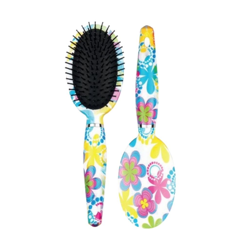Titania Cushion Brush, Soft Bristle Hairbrush for Styling, Model 1627